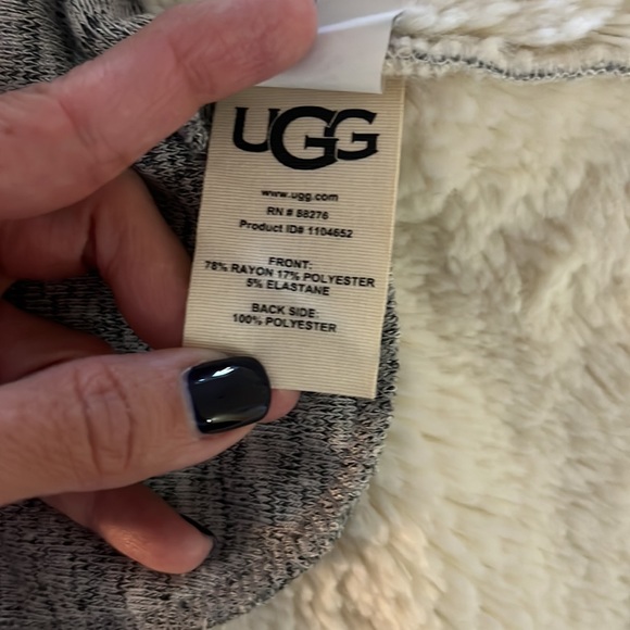 UGG Faux Fur Lined Cardigan - Picture 5 of 5